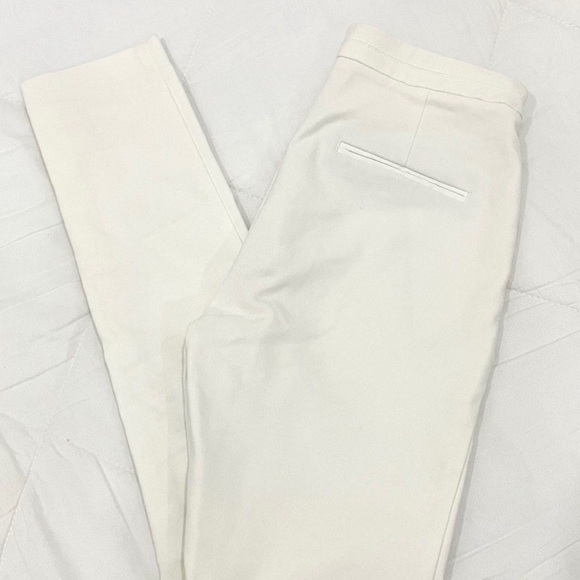 Zara Basic Zip Pants Slim Mid-rise Size XS - Picture 1 of 4